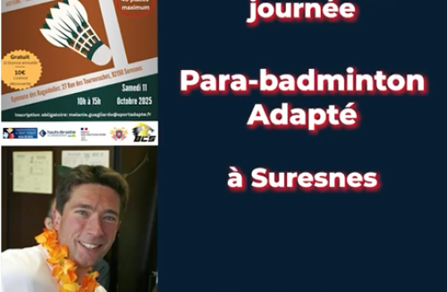 Journée para-badminton adapté au BCS!